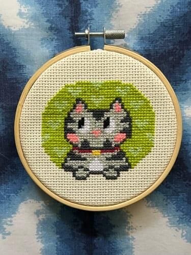Customer photo review of KITTEN MINIS - Cross Stitch Kit