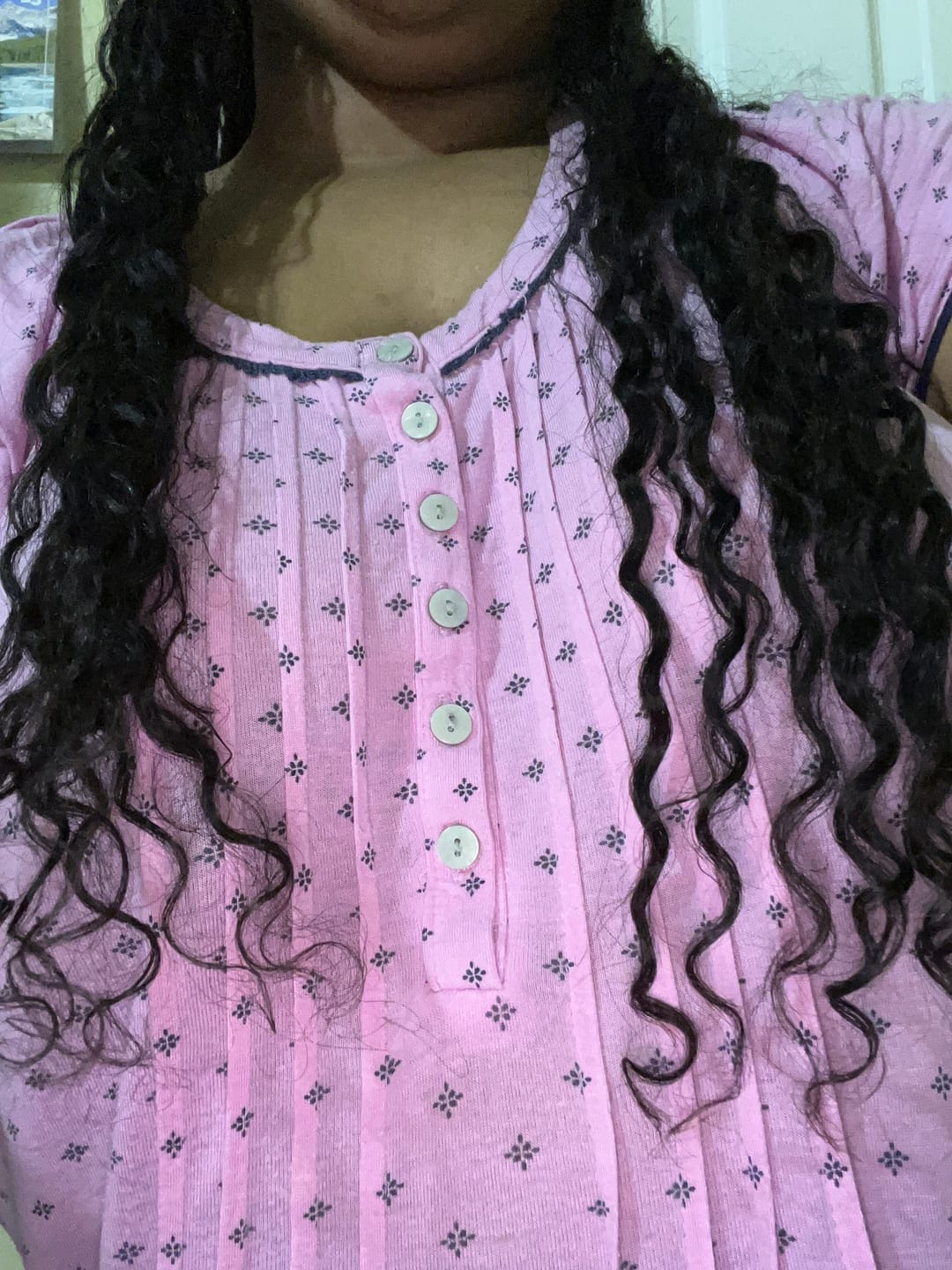 Customer photo review of Grab & Go Braids Band Wig Boho Style with Human Hair Curls