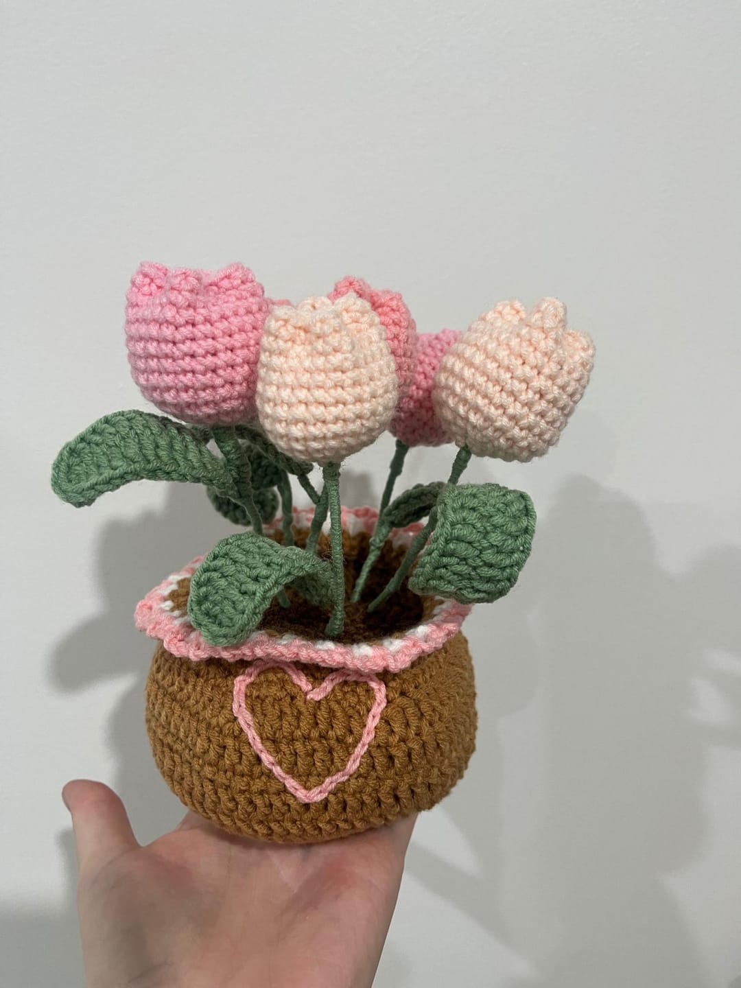 Customer photo review of Tulip Pot - Crochet Pot Plant Kit