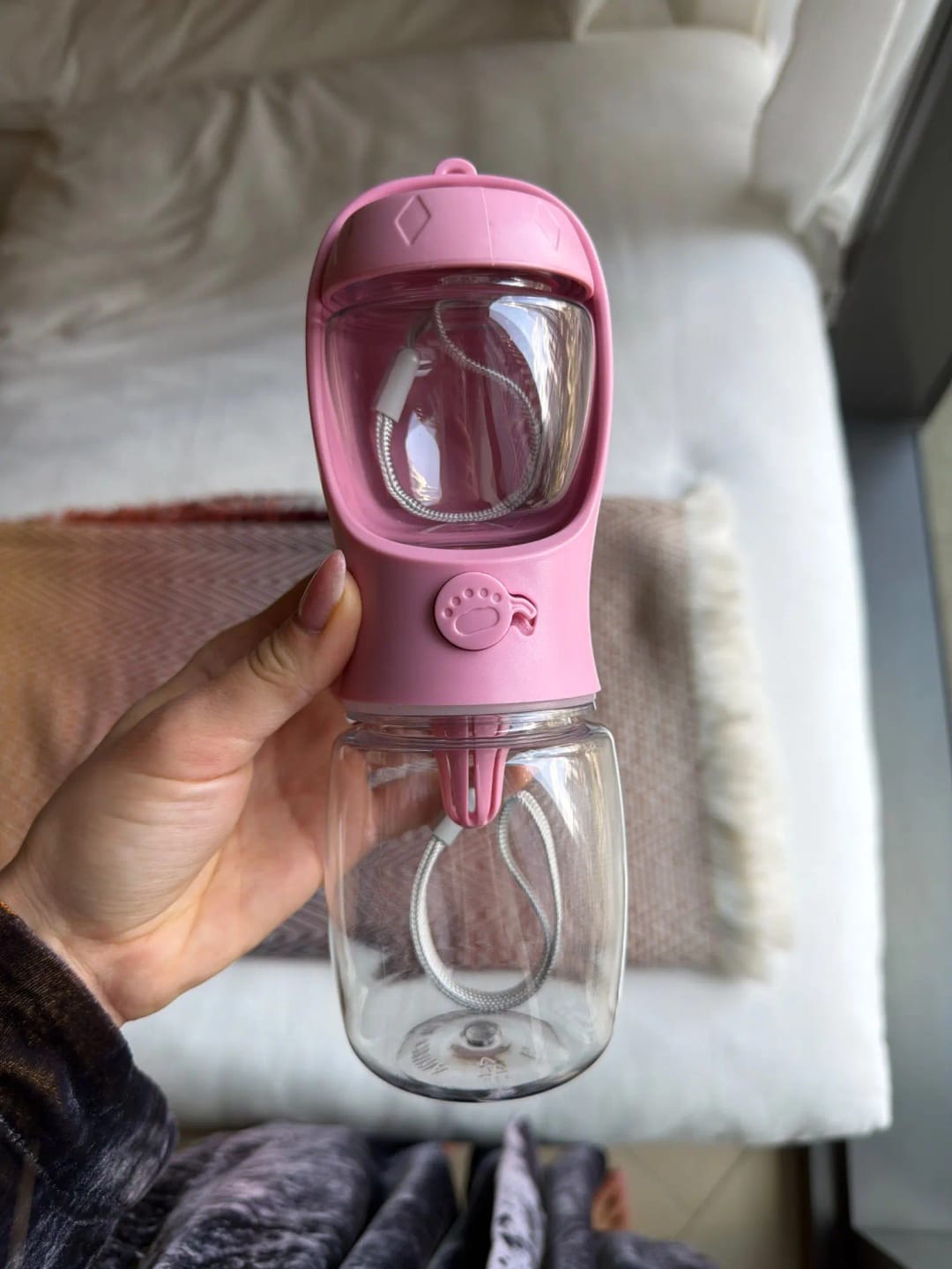 Customer photo review of Borraccia Viaggio per Animali