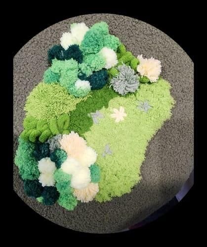 Customer photo review of GREEN OASIS - Moss Coaster Kit