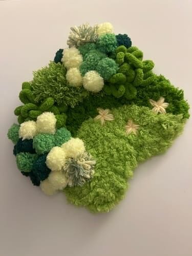 Customer photo review of GREEN OASIS - Moss Coaster Kit