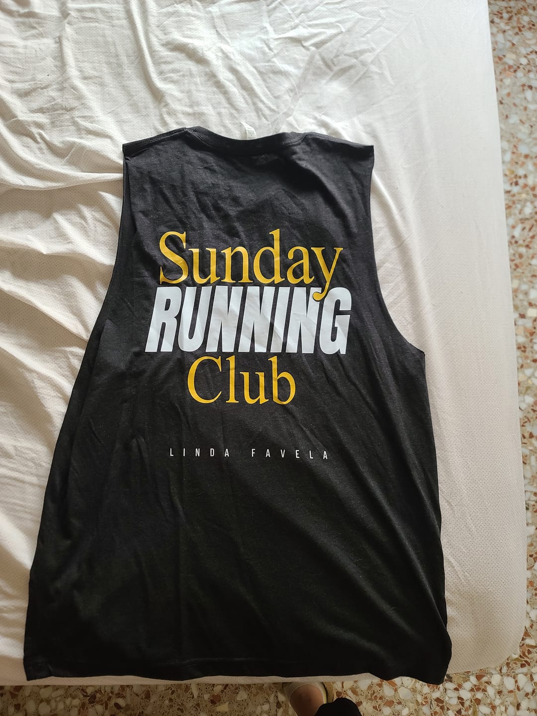 Customer photo review of SUNDAY RUNNING CLUB - UNISEX