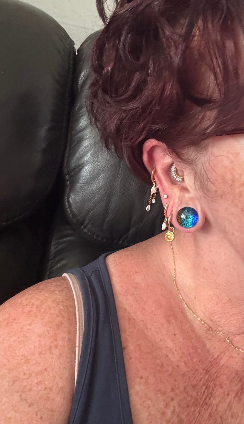 Customer photo review of KAIA Floating Charm