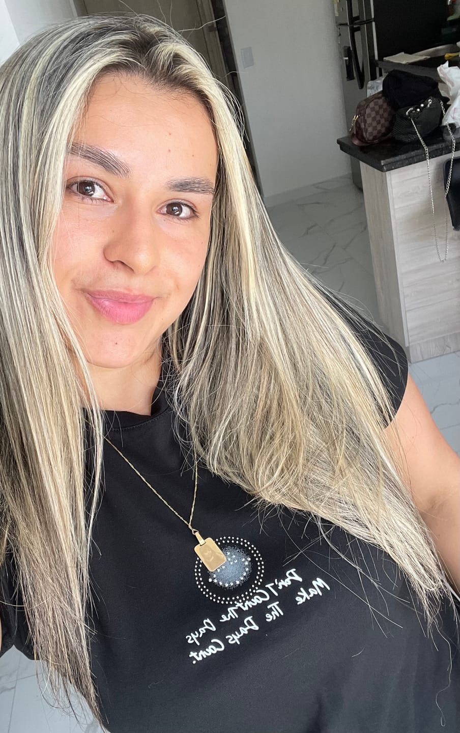Customer photo review of 🥰 Reparador Total en 2 pasos + Polímero + Shampoo crecimiento