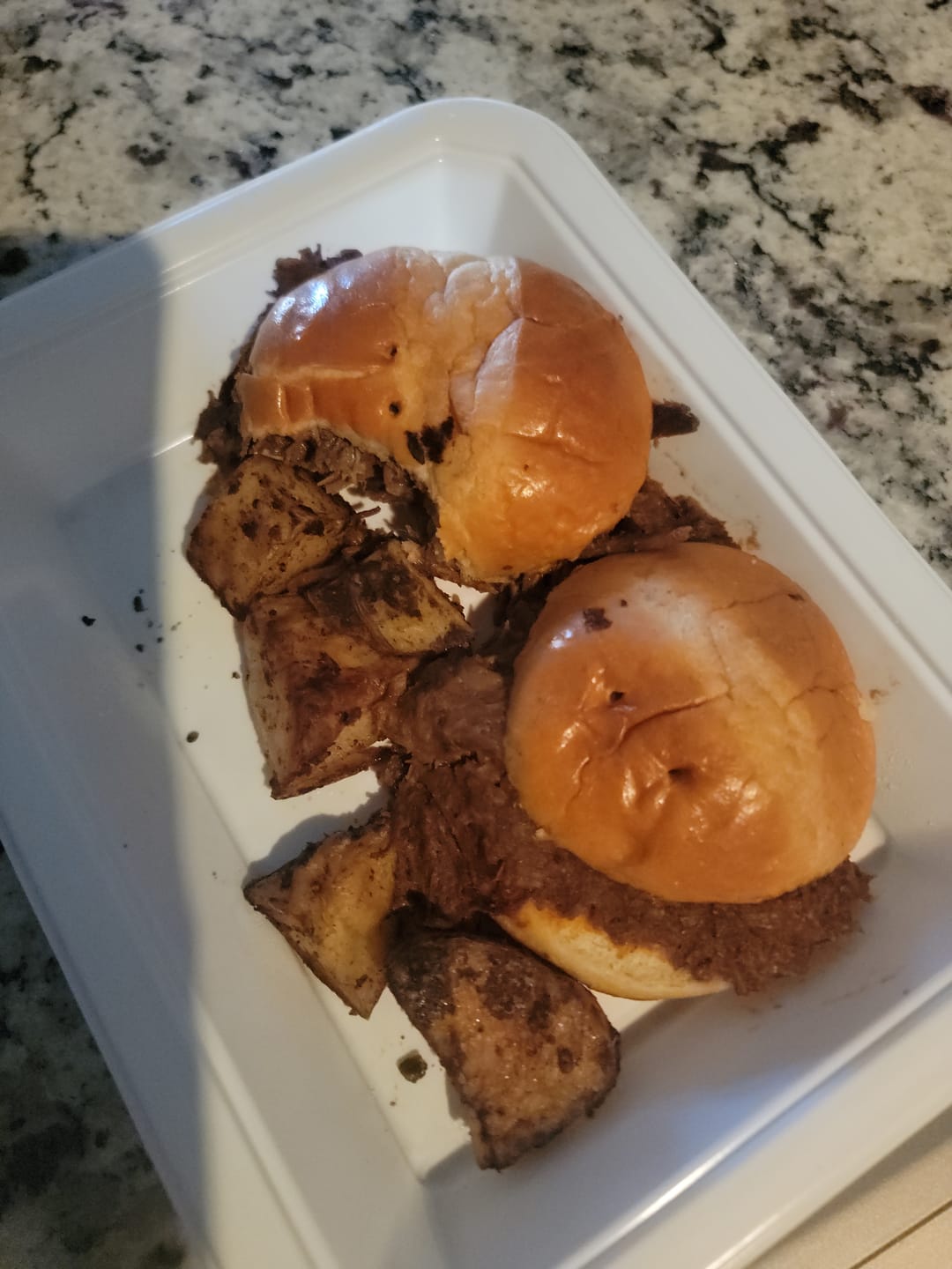 Customer photo review of BBQ Brisket Sliders