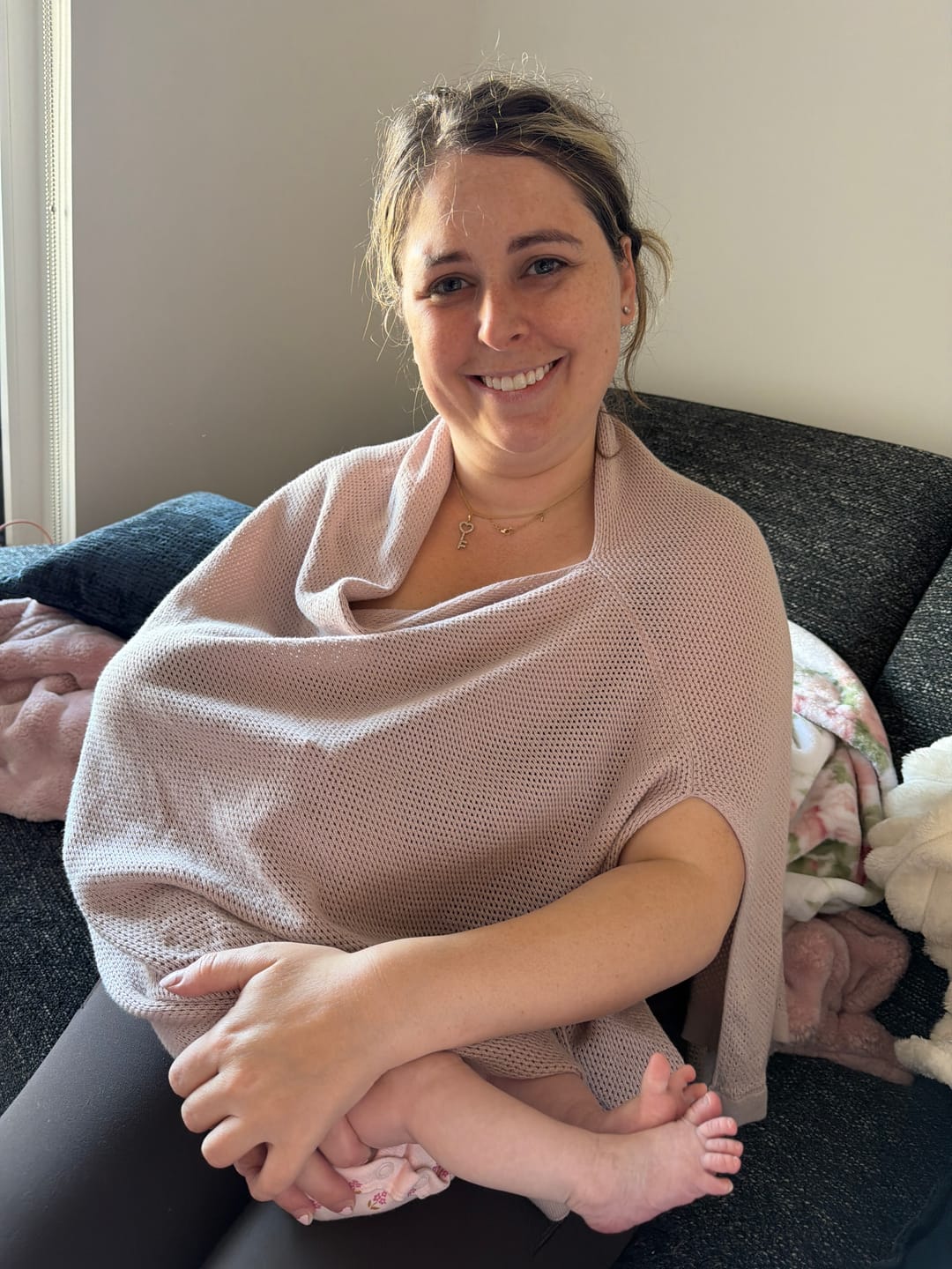 Customer photo review of Nestling Baby™ Nursing Cover