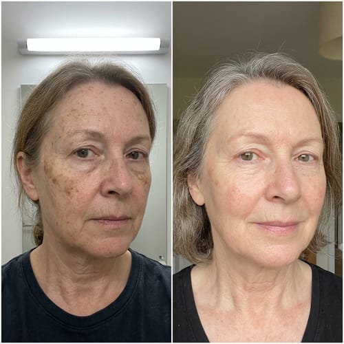 Customer photo review of Alpha-Arbutin + Vitamin C Brightening Bar