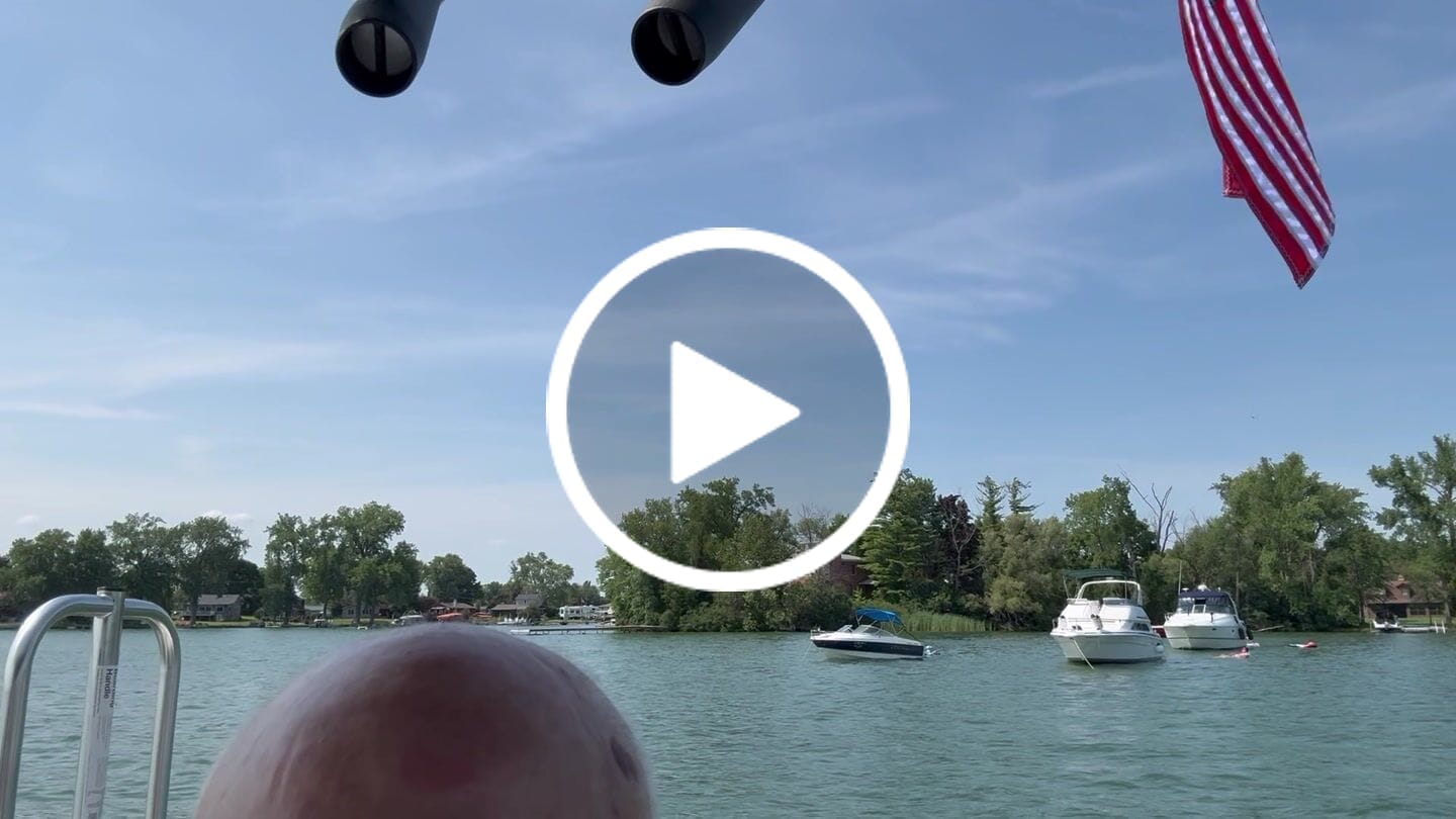 Customer video review of 16" x 24" Boat Flag Set