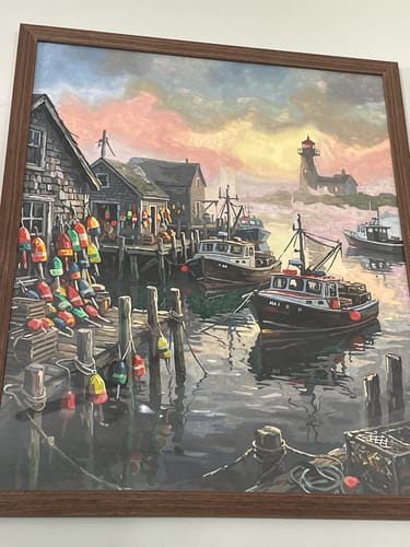 Customer photo review of Maine Lobster Harbor (80 Colors)