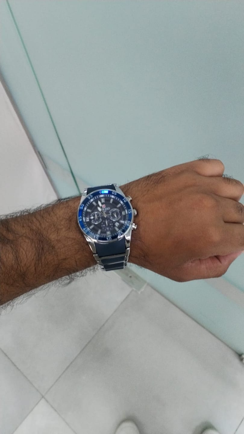 Customer photo review of REWARD VIP Chronograph — Men's Luxury Sport Watch