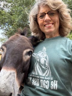Customer photo review of Balaam's Donkey T-Shirt