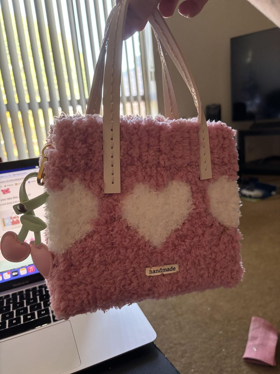 Customer photo review of BLUSH HEARTBREAKER - Woven Tote Bag Kit