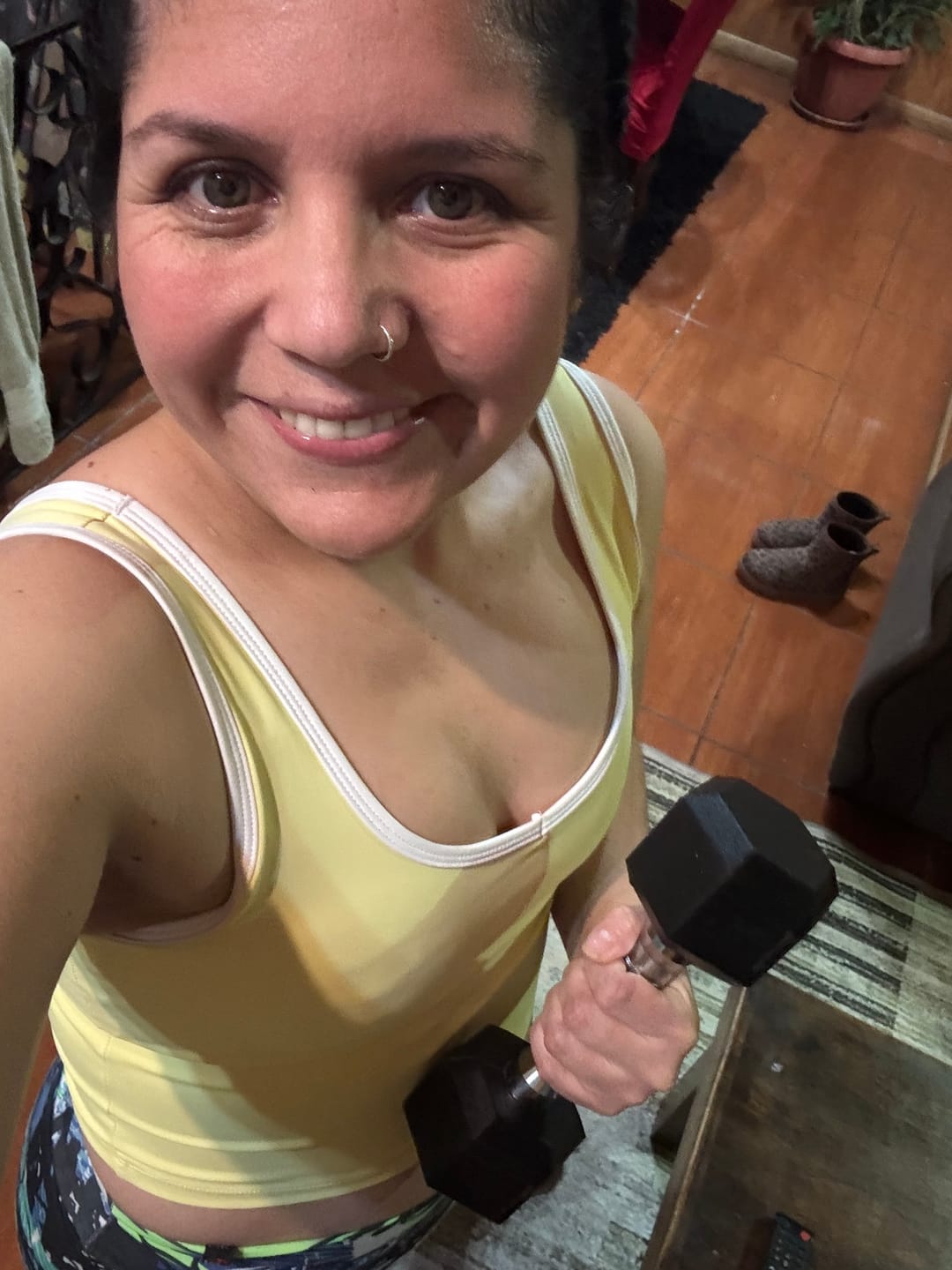 Customer photo review of Mancuernas Hexagonales