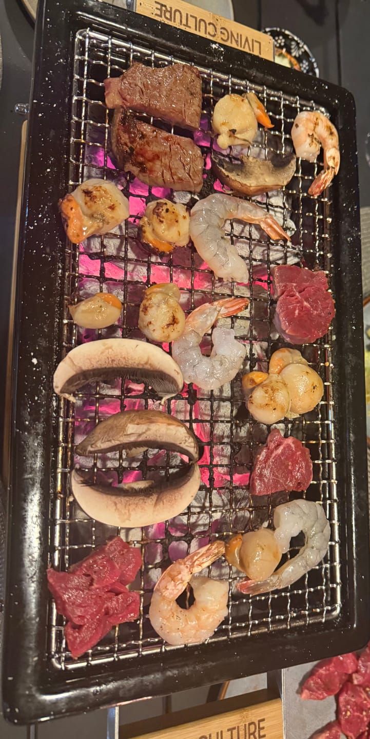 Customer photo review of Shima Outdoor Hibachi Tabletop BBQ Grill - Rectangular