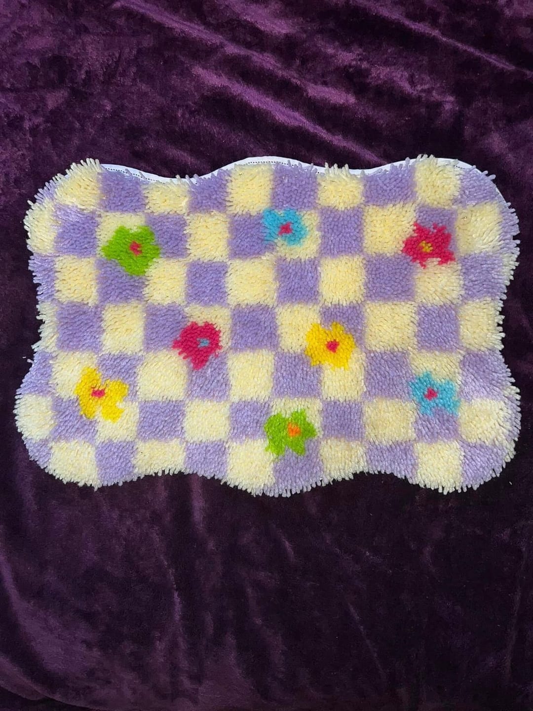 Customer photo review of CHECK ME OUT - Rug Making Kit