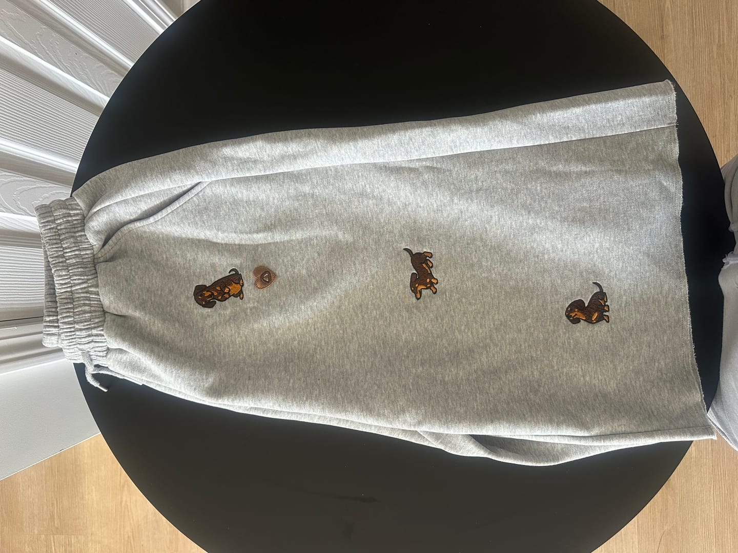 Customer photo review of Aelfric Eden Dachshund Longline Shorts