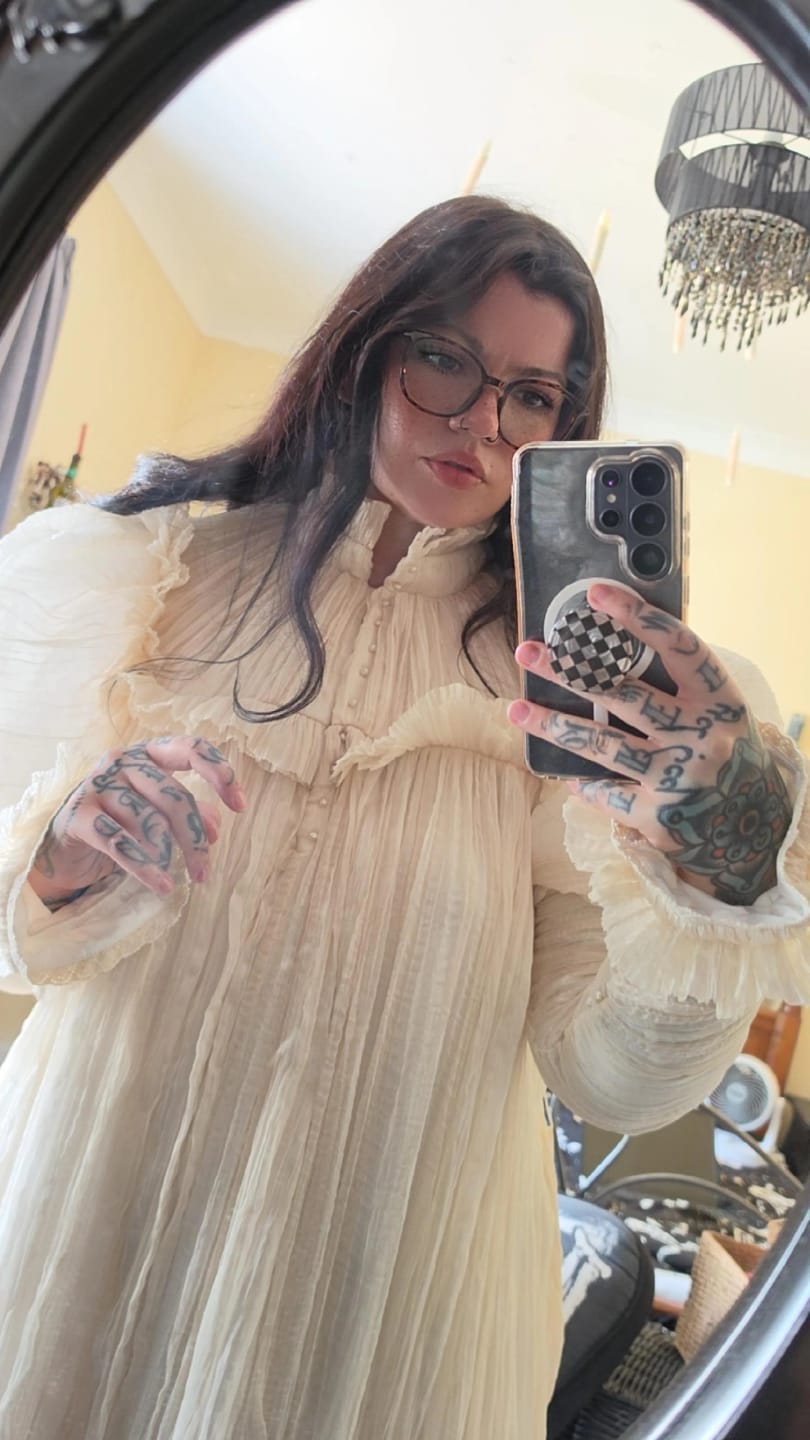 Customer photo review of PRE-ORDER - CRIMSON PEAK™ Edith Victorian Gown in Ivory