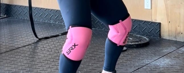 Customer photo review of KNEE SLEEVES 6 MM - Neon Pink