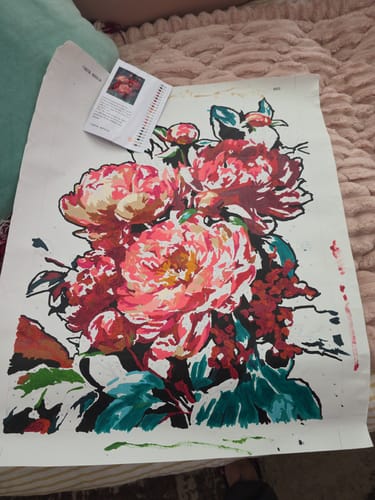 Customer photo review of Crimson Peony Bloom