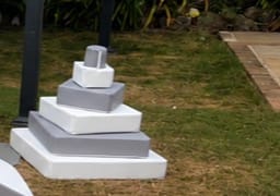 Customer photo review of Pyramid Stacking Tower Blocks