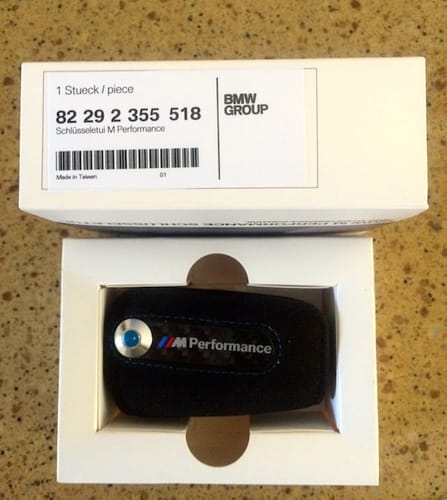 Customer photo review of BMW M PERFORMANCE KEY ALCANTARA COVER CASE