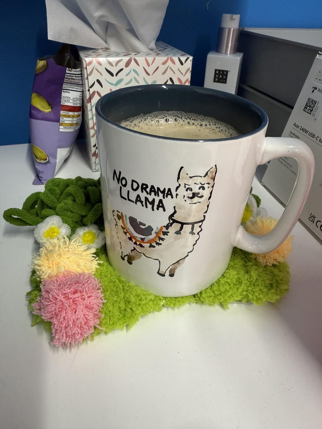 Customer photo review of DAISY - Moss Coaster Kit