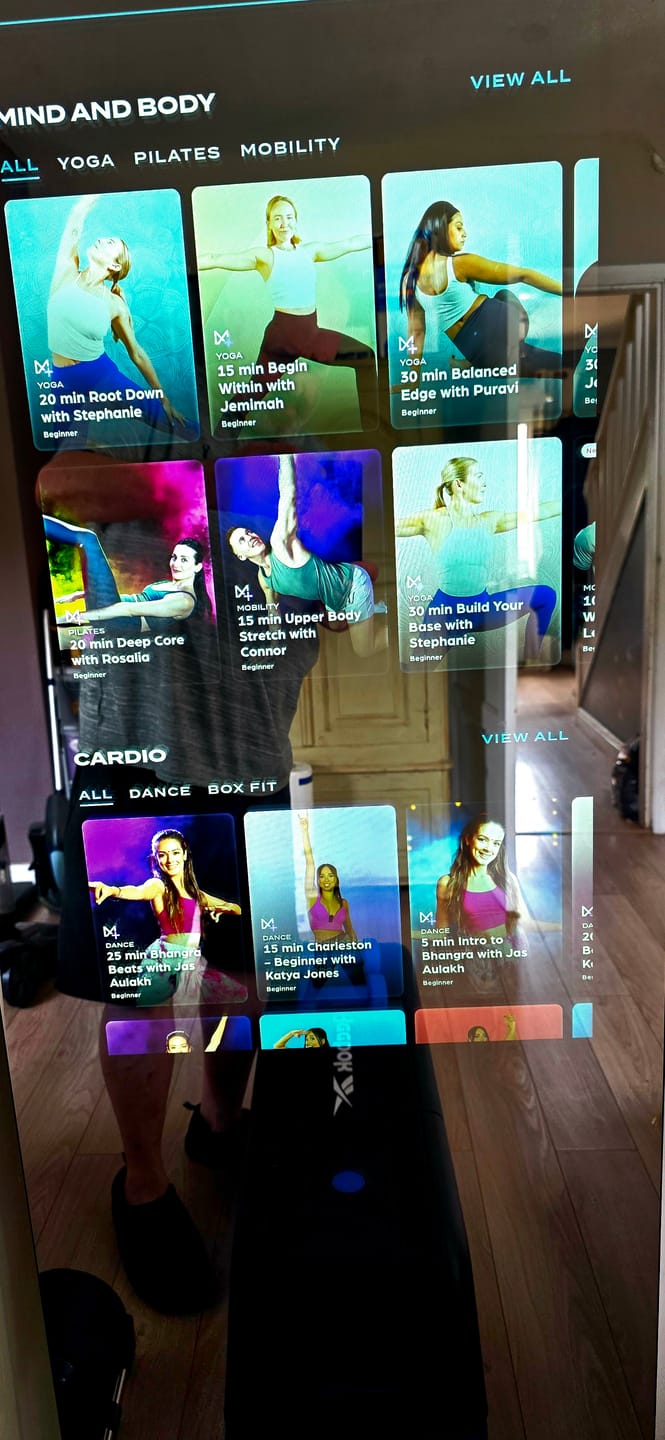 Customer photo review of MAGIC AI: Fitness Smart Mirror
