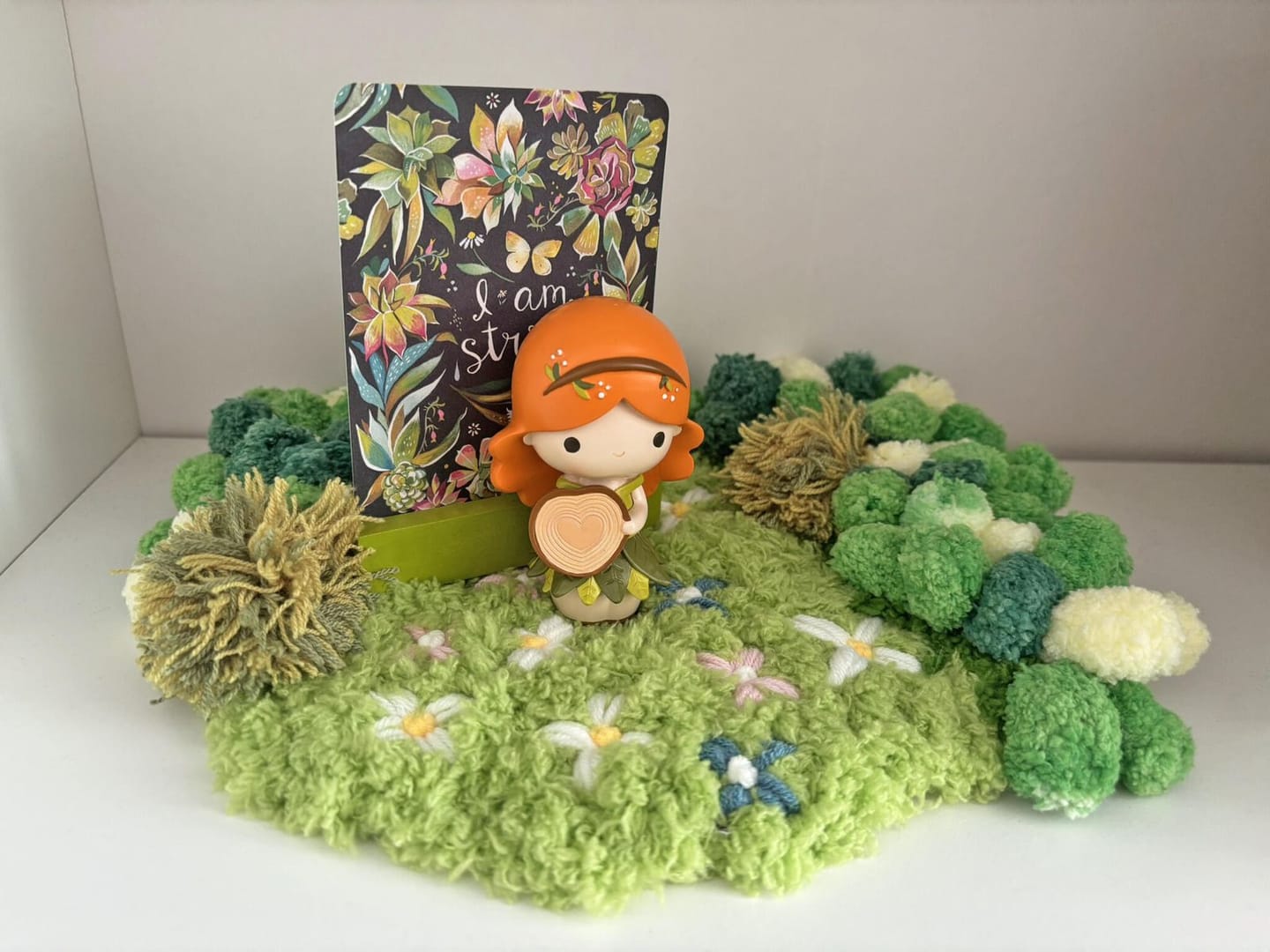 Customer photo review of FLORAL GROVE - Moss Coaster Kit