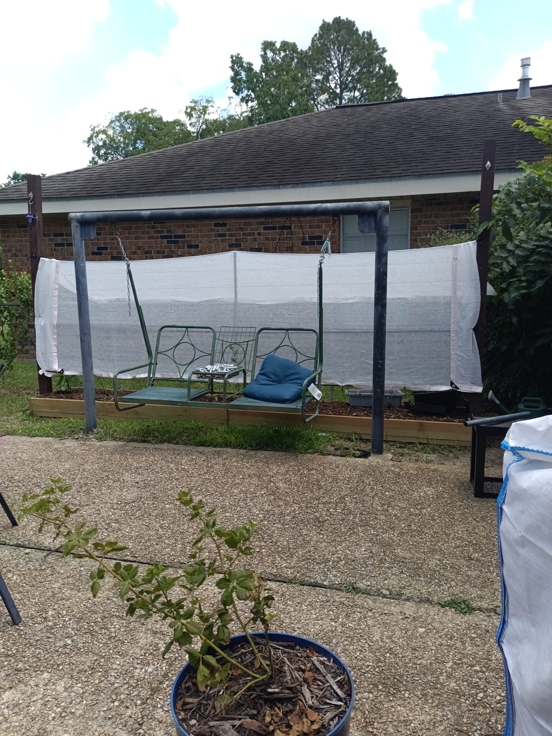 Customer photo review of 40% Shade Cloth