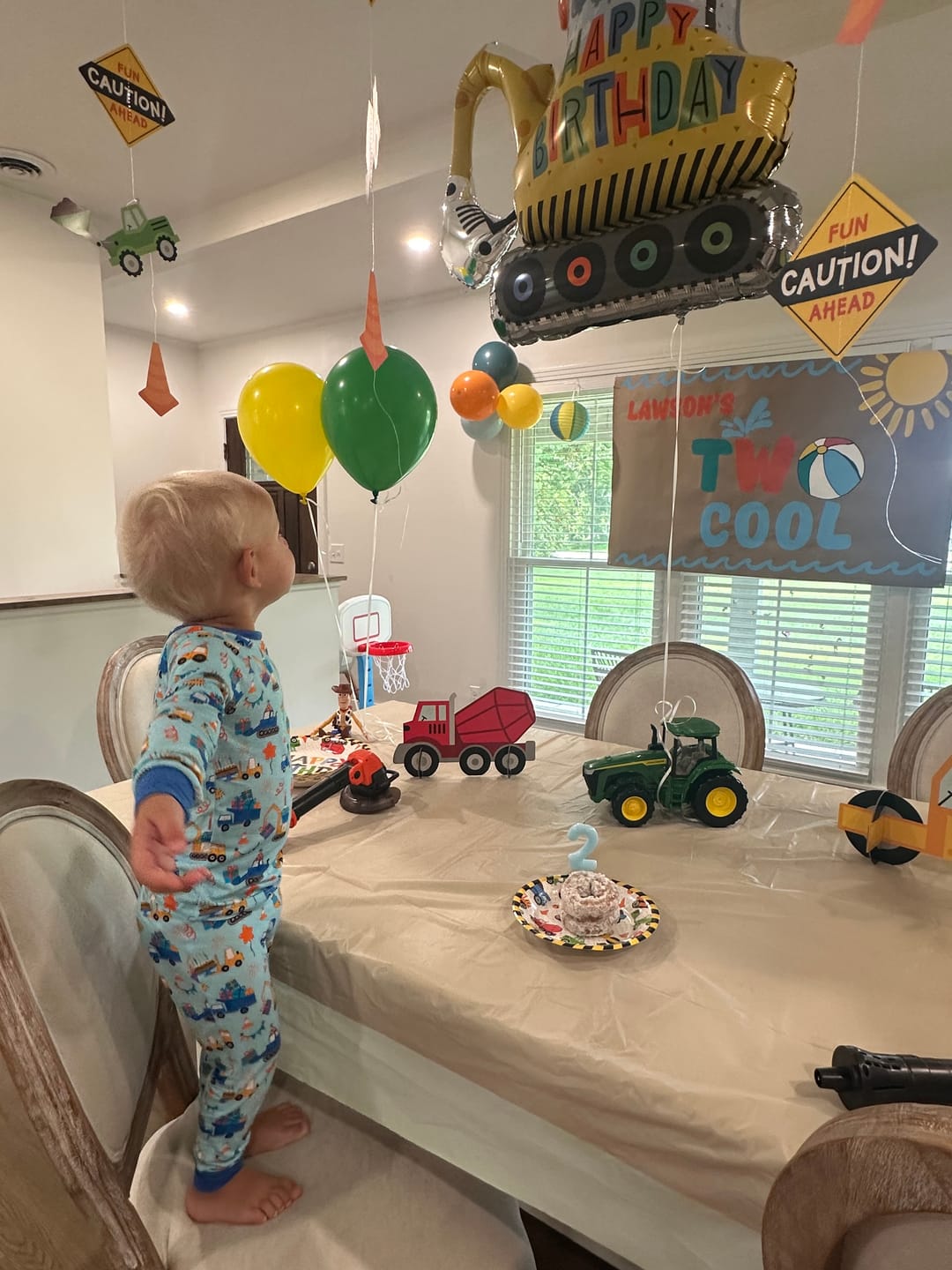Customer photo review of Party Zone Two-Piece Pajamas