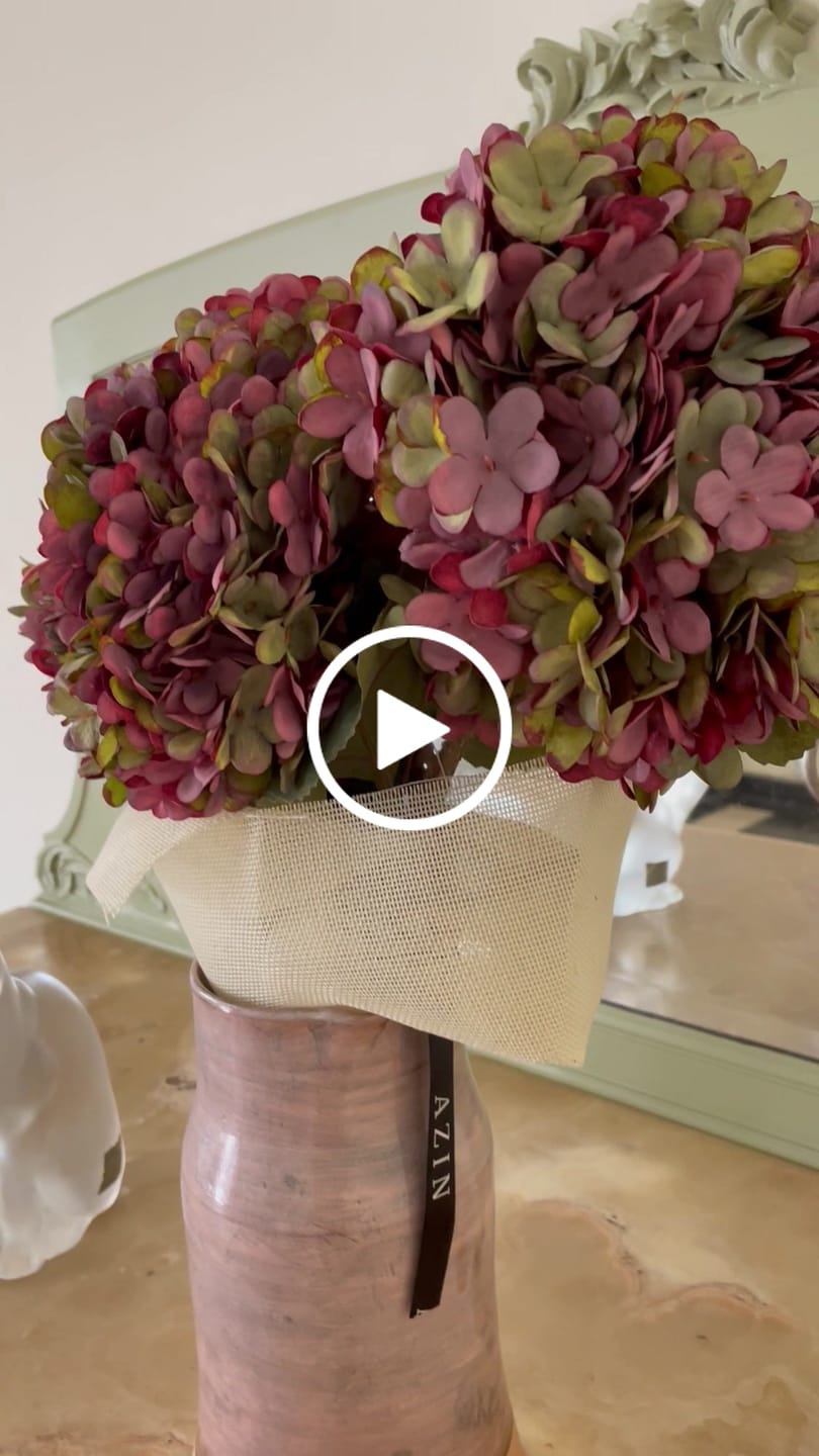 Customer video review of Grande Hortensia (5 tiges) - Mauve