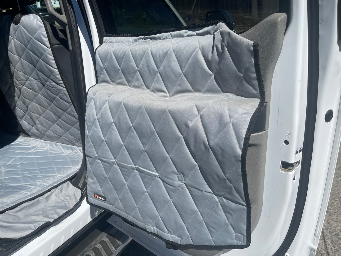 Customer photo review of Car Door Covers That Stay In Place - XL