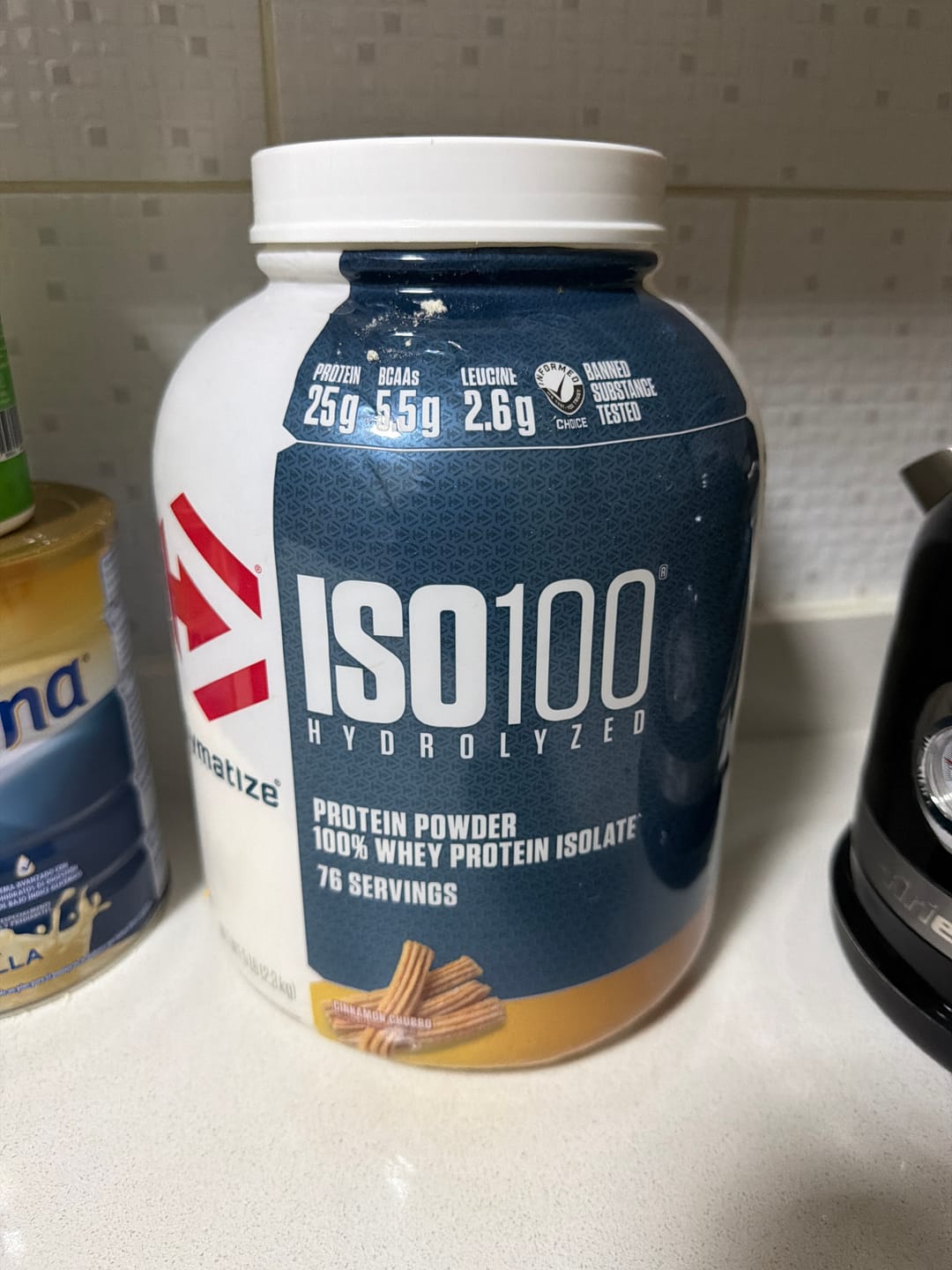 Customer photo review of ISO 100 Dymatize Proteína Hidrolizada y Aislada