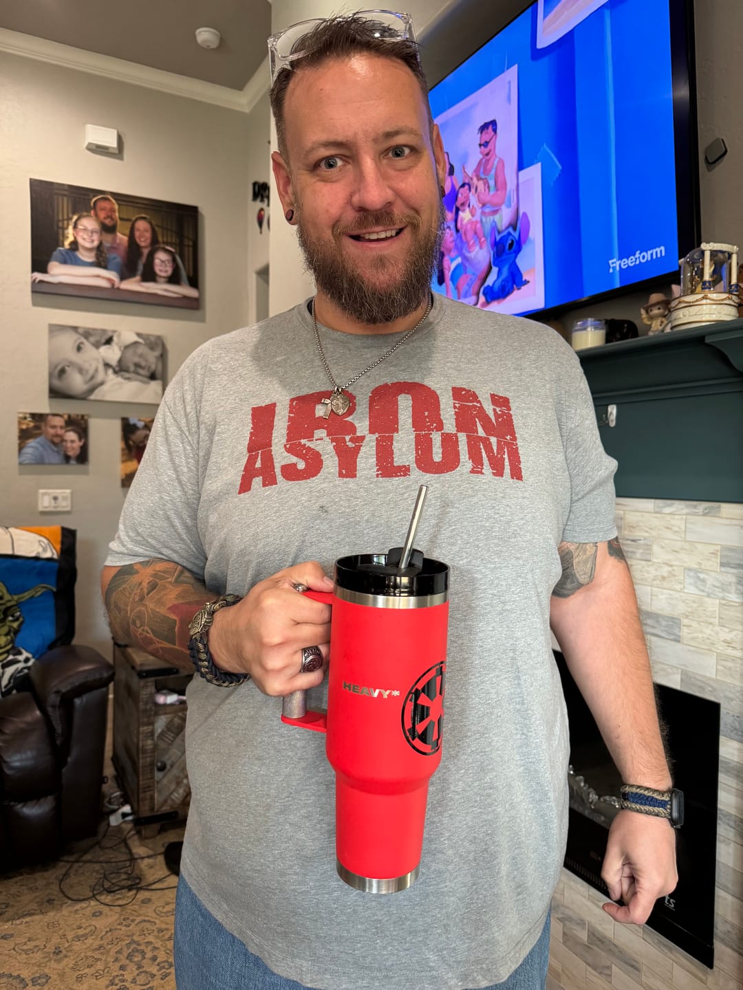 Customer photo review of HEAVY* Tumbler