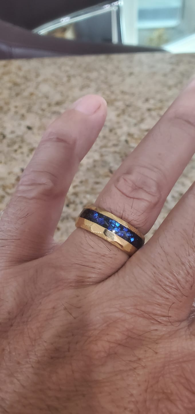 Customer photo review of Renegade Blue Men's Watch