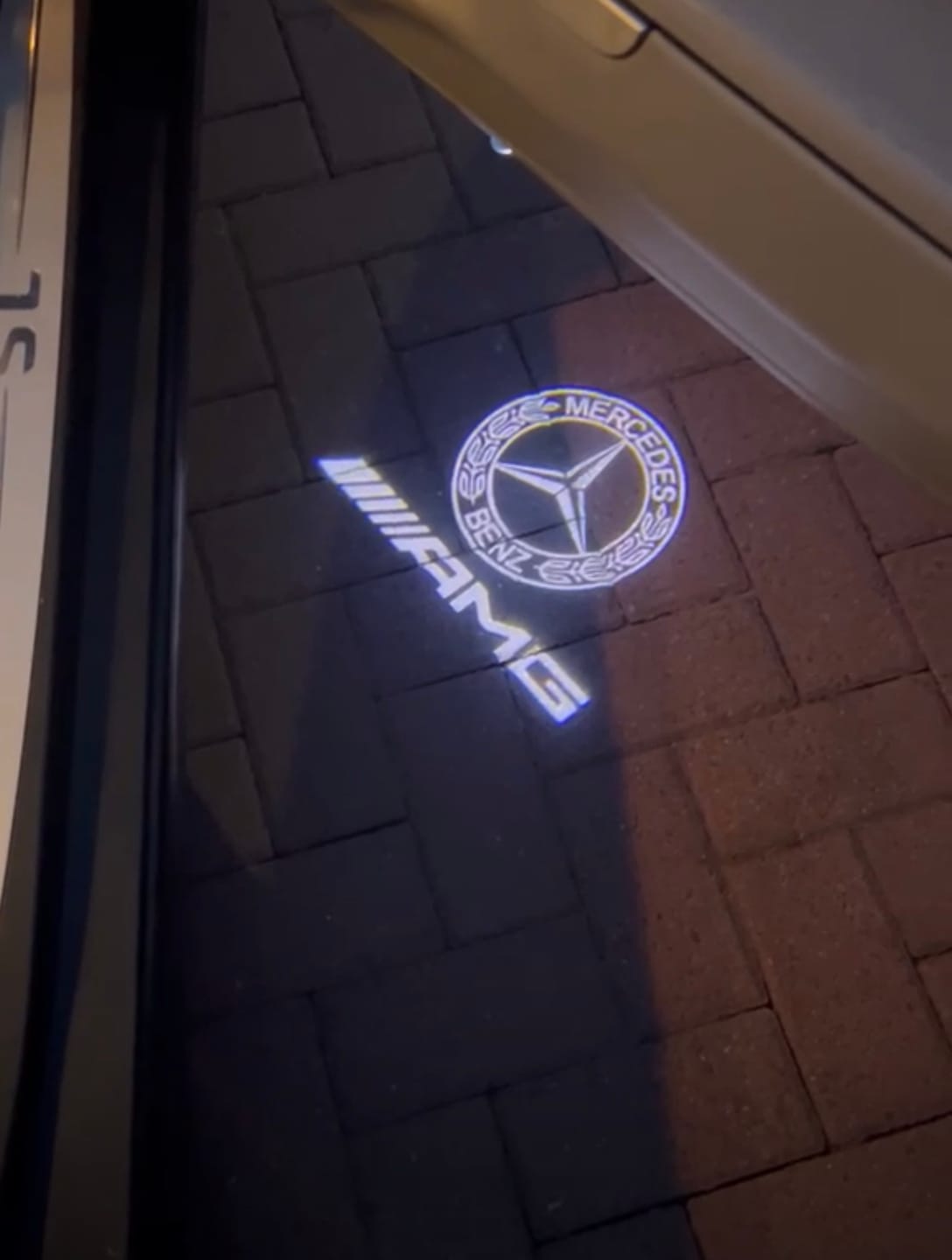 Customer photo review of MERCEDES DOOR LIGHTS
