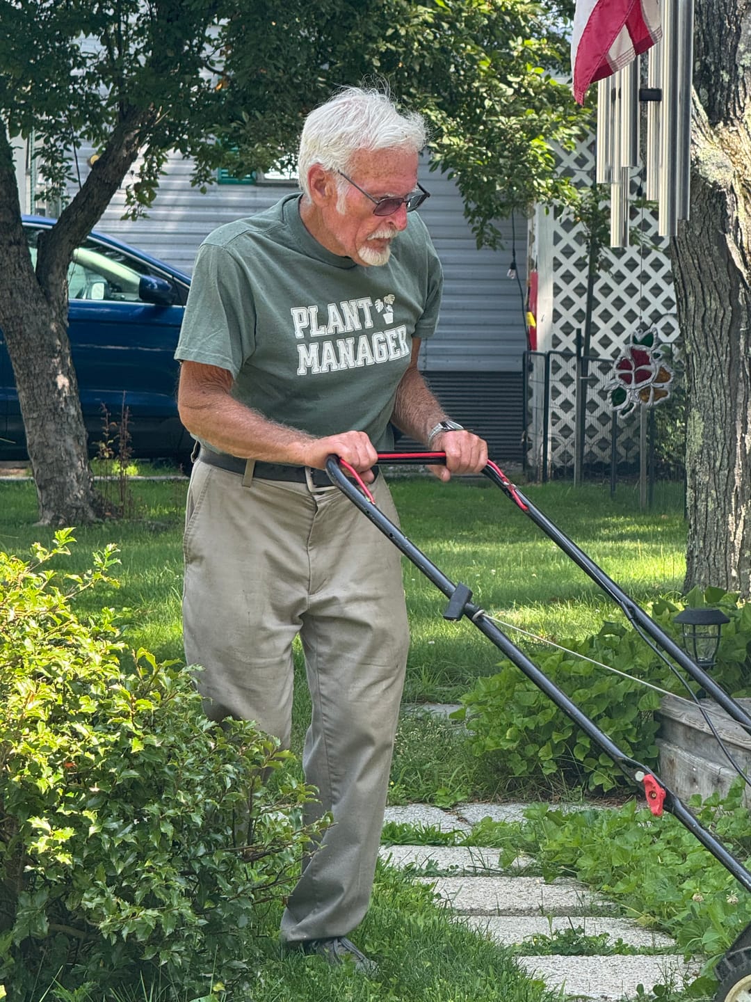 Customer photo review of Plant Manager T-shirt