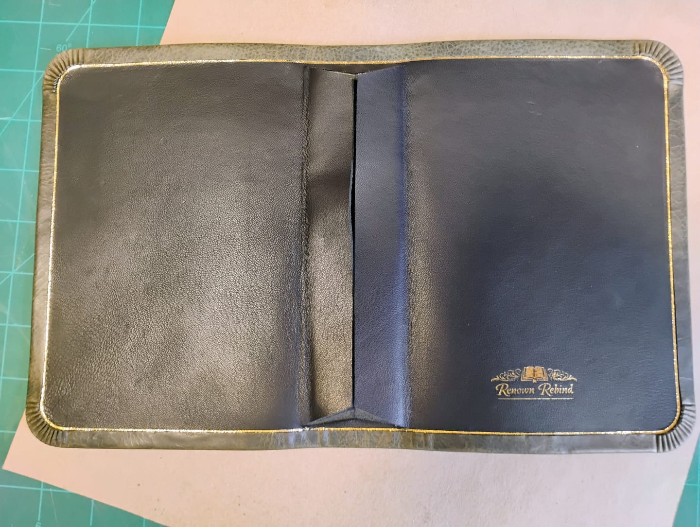 Customer photo review of Drum Dyed Lamb Nappa, 1.5 Oz | 100+ Colors