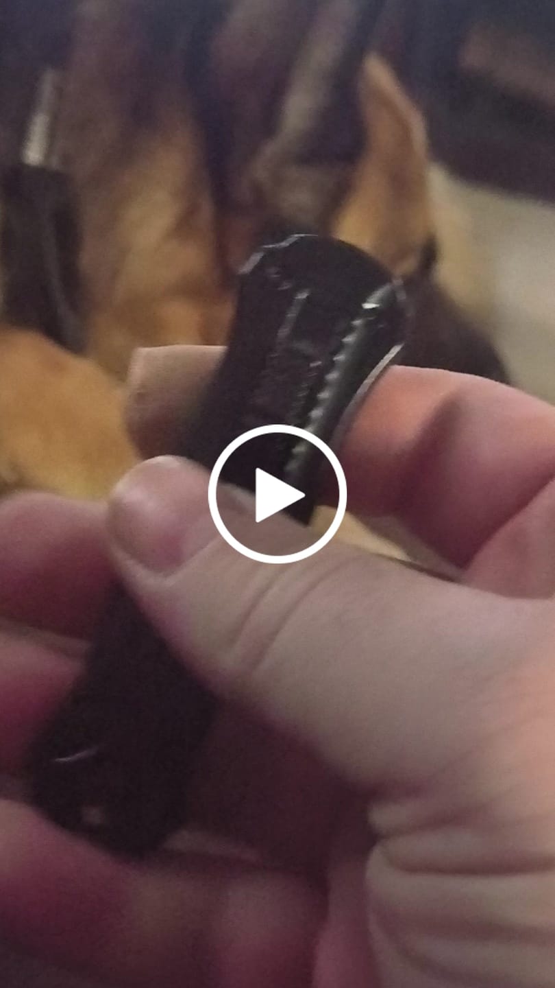 Customer video review of VT Black Rocket Mini OTF Knife