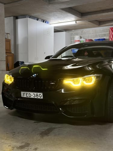 Customer photo review of BMW F80 M3 F82 M4 CSL YELLOW DRL KIT