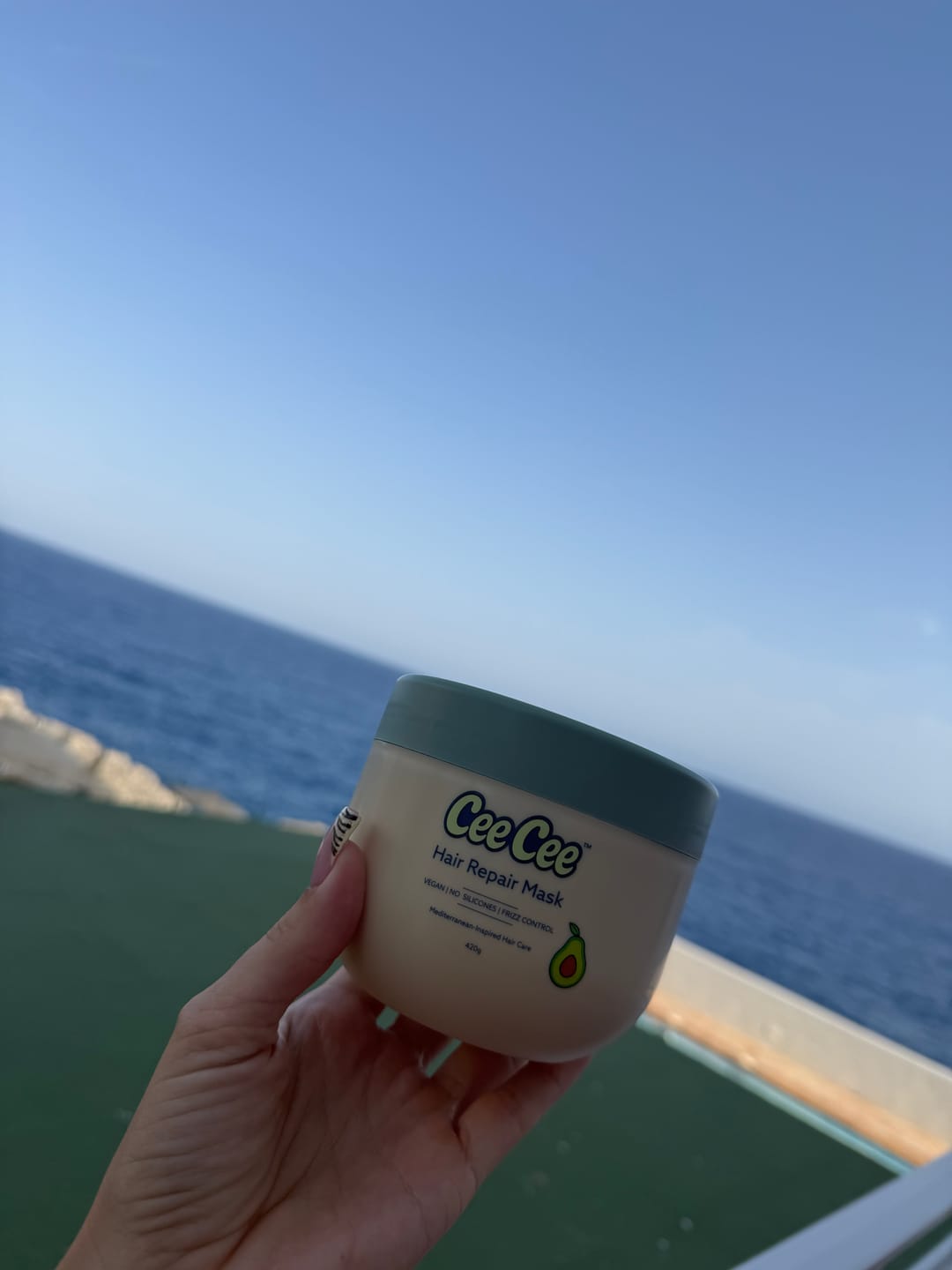 Customer photo review of Cee Cee Hair Repair Mask