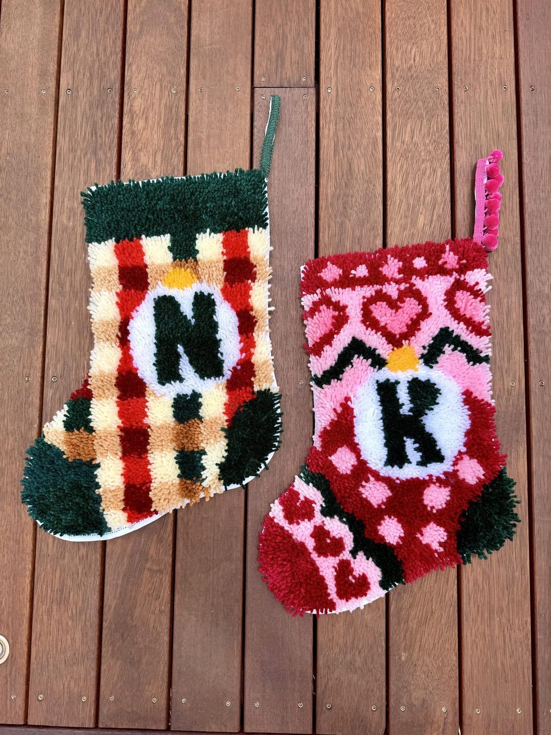 Customer photo review of COZY PLAID - Christmas Stocking Kit