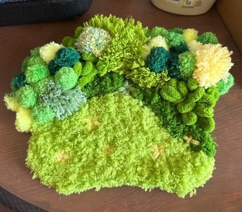 Customer photo review of GREEN OASIS - Moss Coaster Kit