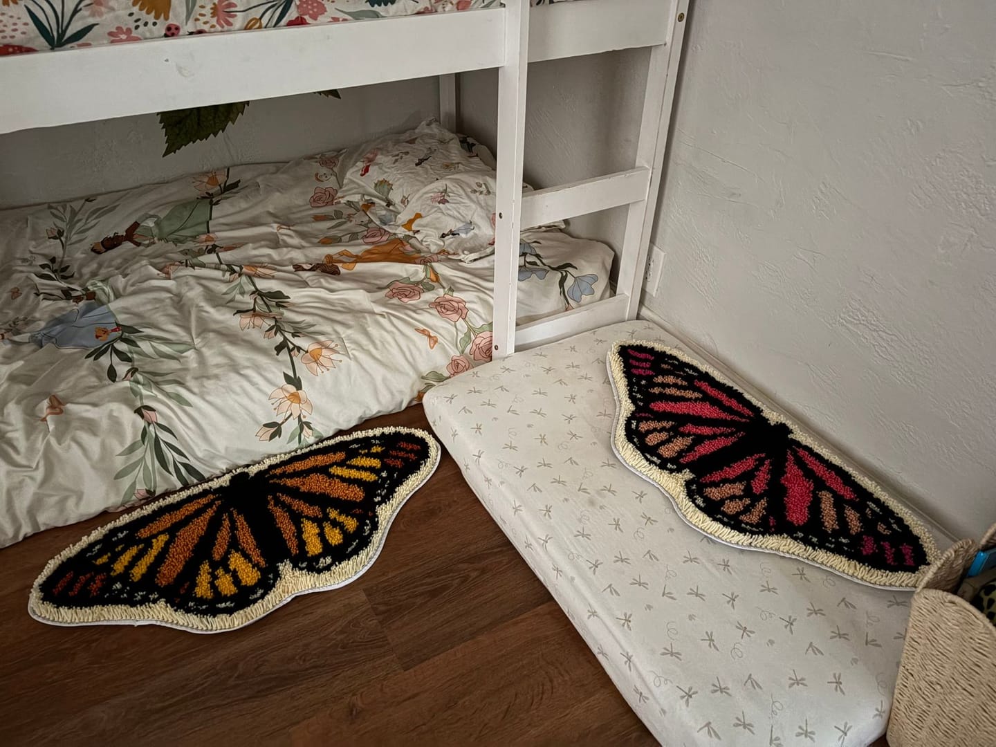 Customer photo review of Blush Butterfly - Rug Making Kit