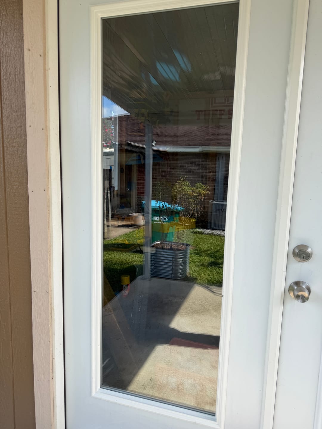 Customer photo review of Clear 1 Lite Glass and Frame Kit (Full Lite)