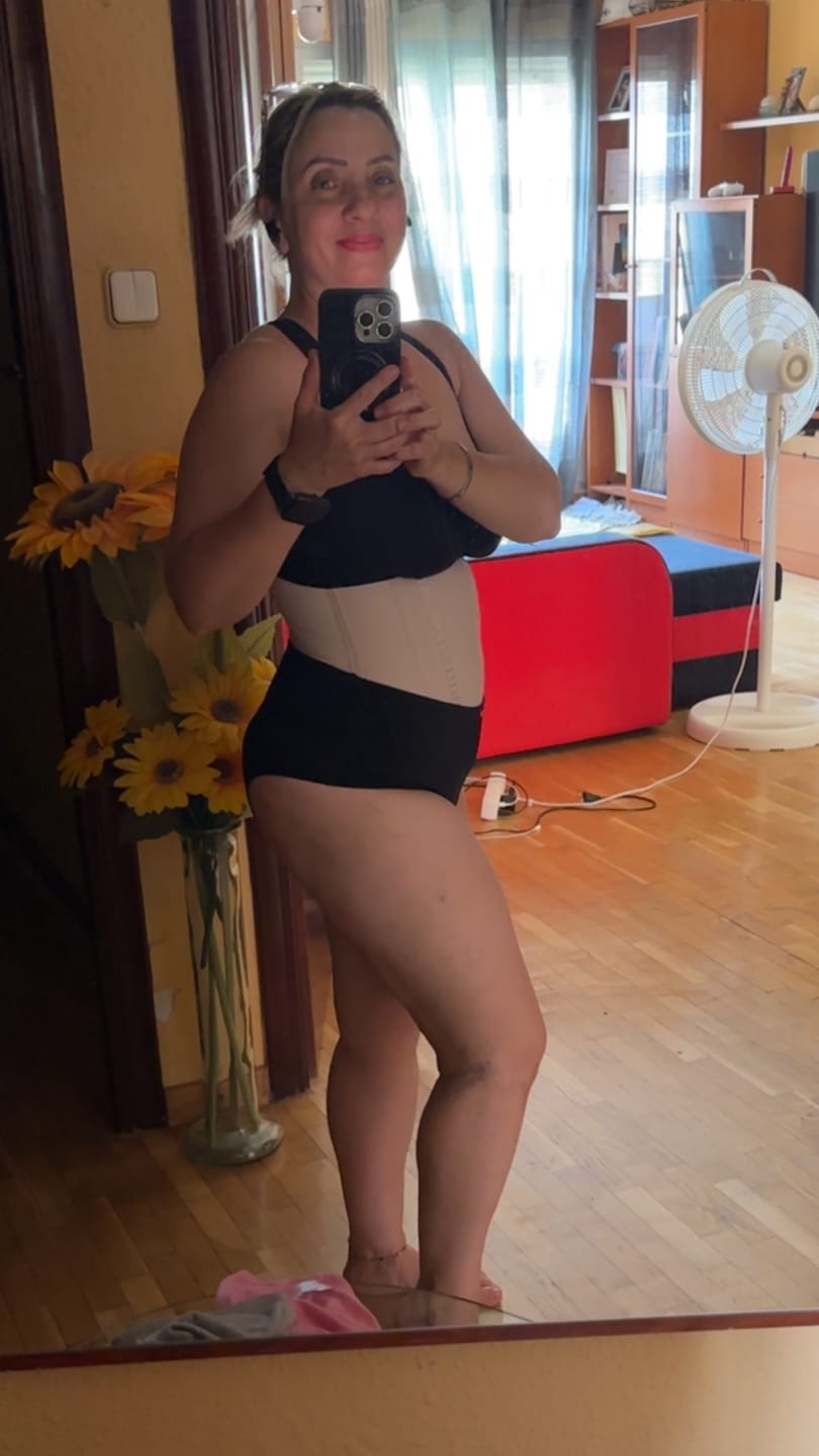 Customer photo review of FAJA RELOJ DE ARENA FITNESS POSTQUIRURGICA POST PARTO NEGRO
