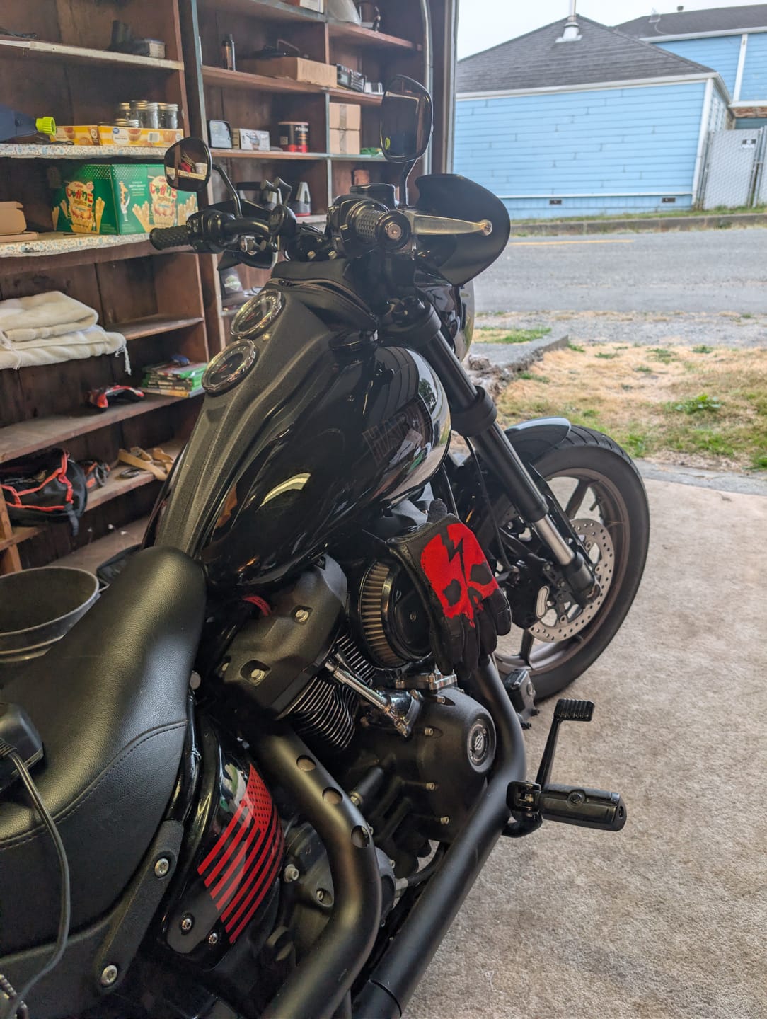 Customer photo review of PRE-ORDER OG MX GLOVES RED