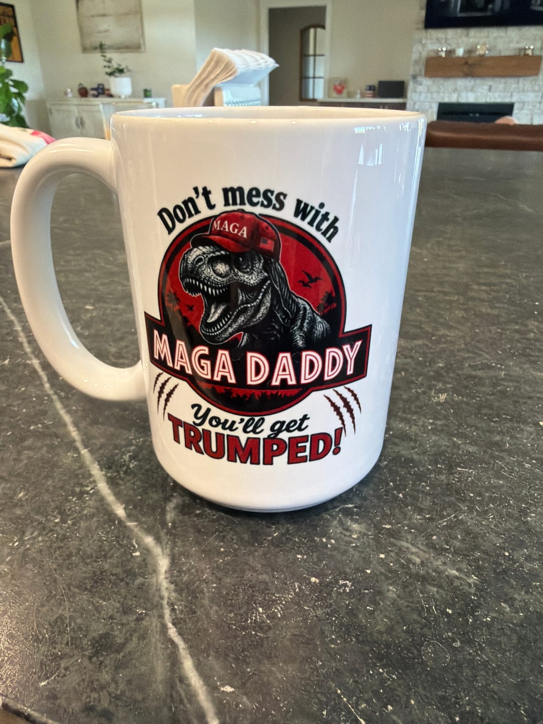 Customer photo review of "MAGA MAMA" Mug Pink