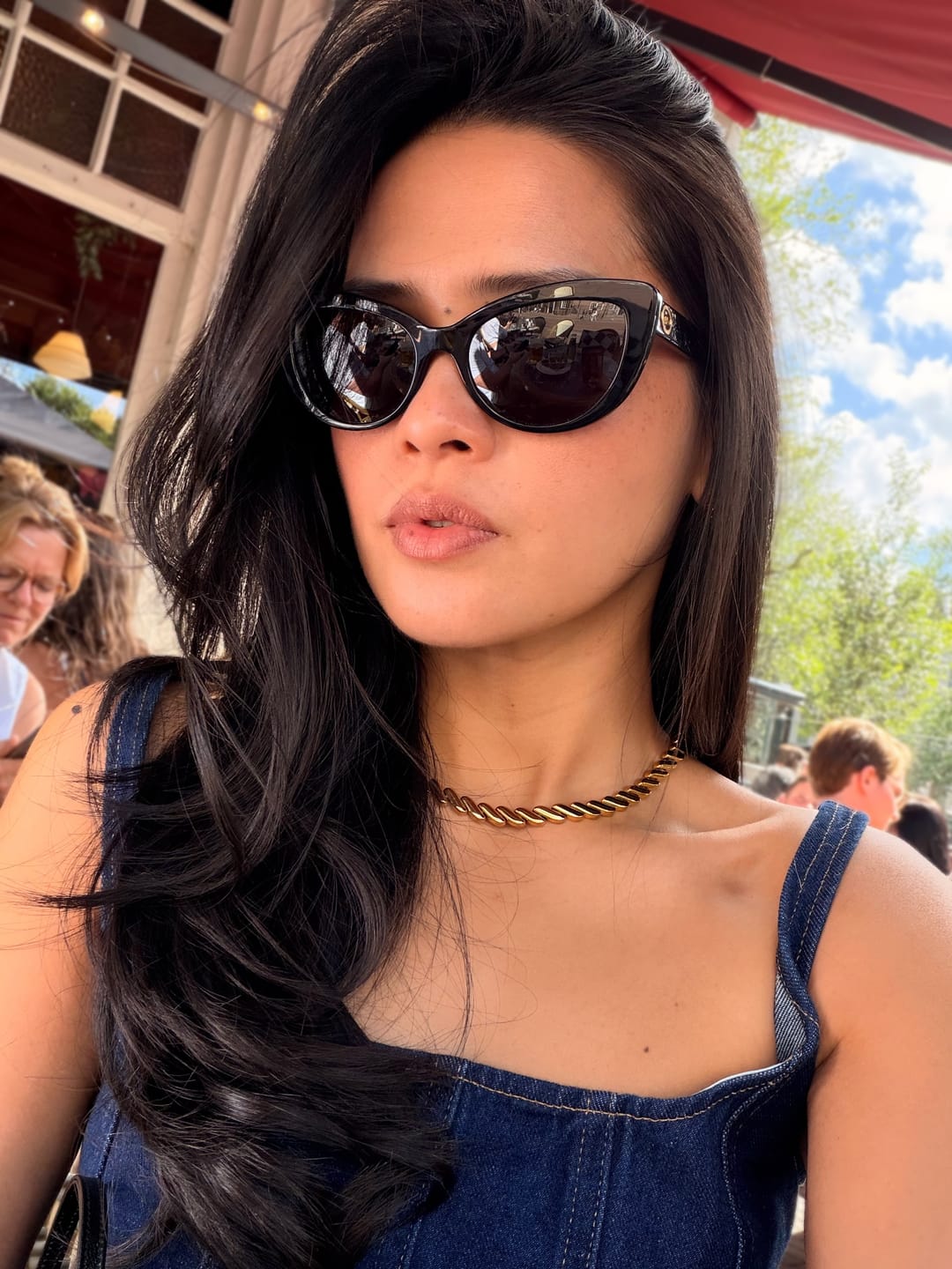 Customer photo review of Glow-getter necklace, by Rebeca Sá
